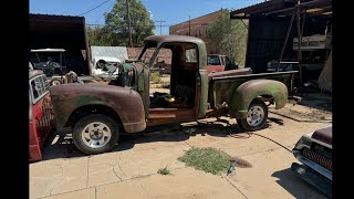 1949 Chevy to S10 Chassis Conversion Ep 2Body Goes on the New Frame [upl. by Merrily90]