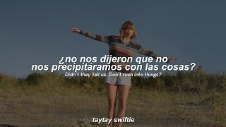 taylor swift  wonderland taylors version traducida al español  lyrics [upl. by Suelo]