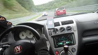 Civic Type R EP3 K20 vs K24  Nordschleife touristenfahren BTG 839 [upl. by Irneh]