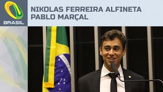 Nikolas Ferreira alfineta Pablo Marçal quotDesonesto porque fez campanha contra Lula e Bolsonaroquot [upl. by Lissner]