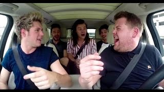 Top 8 BEST Carpool Karaoke Moments One Direction Justin Bieber  More  Hollywire [upl. by Wanyen]