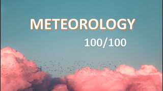 HOW TO SCORE 100 IN METEOROLOGY  DGCA EXAMS  DOCPILOT10 AVIATION CLASSES [upl. by Wolfy]