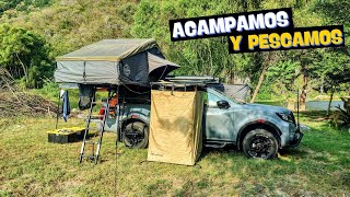 Acampamos en Rio favorito Camping Overland y Pescador 🎣 [upl. by Herodias]