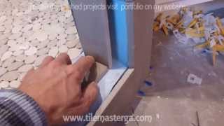 How to install shower surround tile backer board amp waterproofing membrane PART quot3quot [upl. by Talanian]