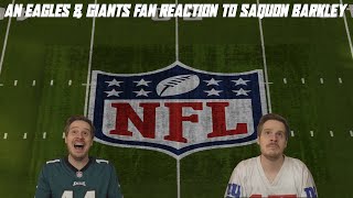 An Eagles amp Giants Fan Reaction to the Saquon Barkley Signing [upl. by Joly]