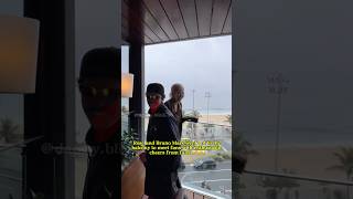 Rosé and Bruno Mars went out to the balcony to meet fans rosé blackpink brunomars [upl. by Annaed249]