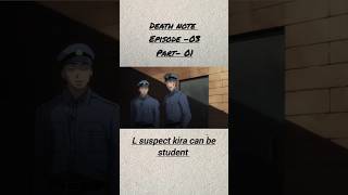 Death Note Episode 03 part1 Hindi dubbed deathnotehindi anime netflixanime japaneseanime [upl. by Augy199]