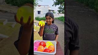 water balloon catching challange💧🎈TomampJerry 😁DiyaIshwarya shorts viralvideo [upl. by Weig]