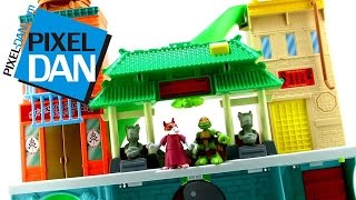 Teenage Mutant Ninja Turtles HalfShell Heroes Super Sewer HQ Playset Video Review [upl. by Armat524]