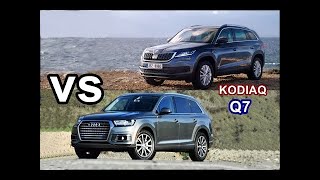 2017 Skoda Kodiaq VS 2017 Audi Q7  Drive  Interior  Exterior [upl. by Perrins]