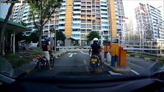 Singapore  Motorist caught avoiding paying car park charges [upl. by Anib]