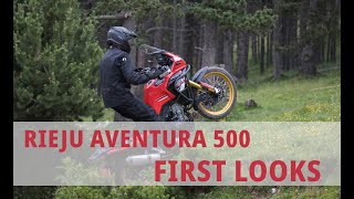 Rieju Aventura 500 first looks [upl. by Nanek]