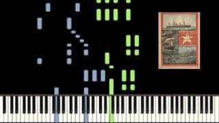 JT Gardner  The White Star PolkaMarch 1890  Piano Tutorial [upl. by Krongold]