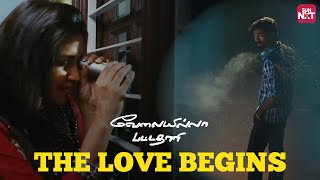 Dhanushs Birthday Gift to Amala Paul  Velaiyilla Pattathari  Sun NXT [upl. by Billi33]