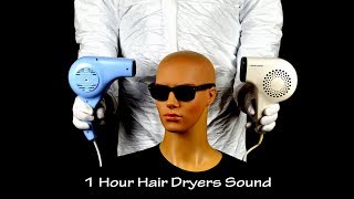 Two Hair Dryers Sound 6  ASMR  1 Hour Lullaby to Fall Asleep [upl. by Collis]