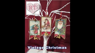 Vintage Christmas DT projects [upl. by Evelyn]