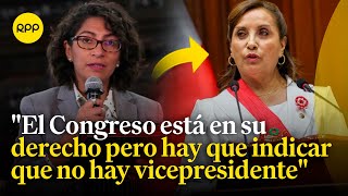 Nueva moción de vacancia presidencial por viajes de Dina Boluarte Leslie Urtega se pronuncia [upl. by Euqinmod837]