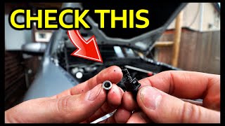 BMW WASHER JET NOT WORKING FREE EASY FIX [upl. by Nyliret714]