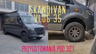 Kamper van od początku  Vlog 35 Modyfikacje pod koła 32quot D [upl. by Nyliak]