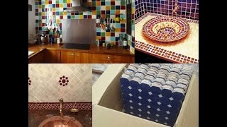 fabrication et vente des lavabo et des vasques en zellige 2018 [upl. by Nah179]