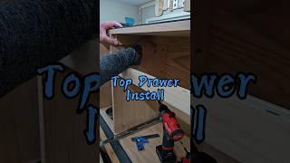 Installing Upper Drawer Slides cabinet [upl. by Berners]