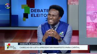 Debate Eleitoral 2023 Moçambique  Tema Emprego para os Jovens [upl. by Fidele]