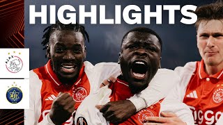 BIG WIN in the Europa League 🙌  Highlights Ajax  Maccabi Tel Aviv [upl. by Eiuqcaj]