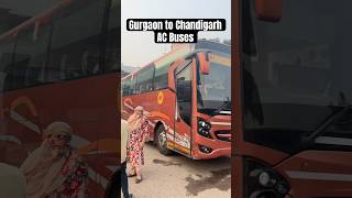 Gurgaon to Chandigarh AC Bus [upl. by Petula]