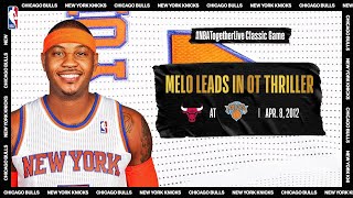 Carmelo Anthony amp Derrick Rose Duel in Easter Sunday OT Thriller  April 8 2012  NBATogetherLive [upl. by Maggs]