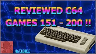 Reviewed Commodore 64 GAMES  151 to 200   A growing Channel Index [upl. by Ahsenor]