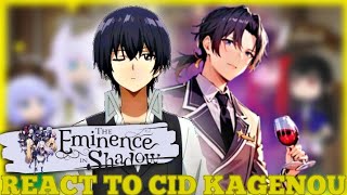 Teis LAWLESS CITY react to cid kagenou  john Smith amp shadow  GCRV  The Eminence in Shadow [upl. by Siuol]