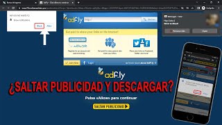 ✅Como Saltar la Publicidad de ADFLY 2022 Actualizado CELULARES Y PC [upl. by Ezarras]