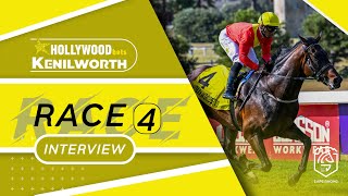 20241109 Hollywoodbets Kenilworth interview Race 4 won by TENANGO [upl. by Leksehcey]