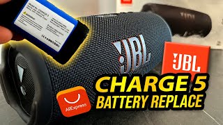 JBL CHARGE 5 BATTERY FROM ALIEXPRESS REPLACEMENT [upl. by Leynwad524]