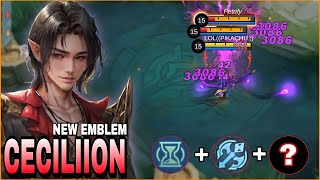 Cecilion Best Build And Emblem  One Hit Kill  Build Top 1 Global Cecilion  MLBB [upl. by Cerveny190]