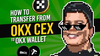 How to Transfer Funds from OKX Exchange to OKX Wallet  TUTORIAL [upl. by Ahselaf302]