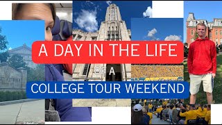 Day in the Life College Tour Weekend Pitt WVU and more [upl. by Acino]