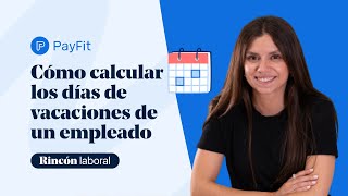 Cómo calcular los días de vacaciones de un empleado  Rincón laboral ⚖️ [upl. by Skippy]