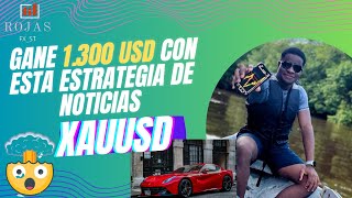 LA MEJOR ESTRATEGIA🥇PARA OPERAR NOTICIAS EN EL ORO 💹GANA MUCHO DINERO😎🤯 [upl. by Kristianson]