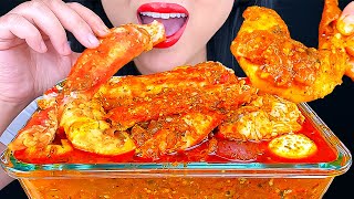 ASMR GIANT DESHELLED KING CRAB amp SHRIMP SEAFOOD BOIL MUKBANG  Eating Show  ASMR Phan [upl. by Brozak117]