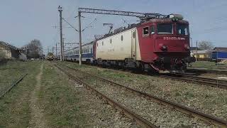 Tren IR1754 Suceava  Bucuresti Nord pleaca cu 15 vagoane din Veresti  31032024 [upl. by Yorke]