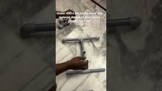 Diy backdrop stand making at home  backdrop stand  decoration stand shortvideo youtube shorts [upl. by Acenes]