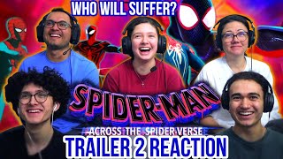 SPIDERMAN ACROSS THE SPIDERVERSE TRAILER 2 REACTION  MaJeliv  Who will suffer [upl. by Idnac]