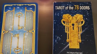 Tarot of The 78 Doors by Lo Scarabeo Unboxing 🕌🗝🕍 [upl. by Afrika568]