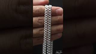 Diamond Cut Cuban Link VS Regular Cuban Link Chain [upl. by Wylie]