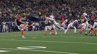 Puntblock gone wrong Cowboys block leads to Bengals recovery at critical moment [upl. by Tiebold70]