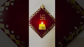 Tealight holder hanging for walls festivehomedecor trending viralreels instadaily diwalidecor [upl. by Eessej]