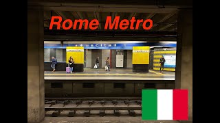 Rome Metro  Metropolitana di Roma [upl. by Desimone]