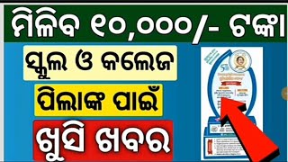 ₹10000 ମିଳିବ ସମସ୍ତ ପିଲାଙ୍କୁ😲🥳😊subhadrayojanaodisha scholarship odishanews statescholarshipportal [upl. by Bagley]