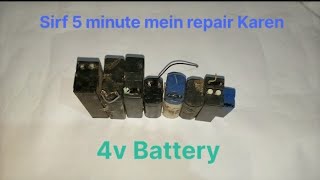 4 volt battery repair kaise karen🧐🧐how to recover dead lead acid battery100 working [upl. by Gillett540]